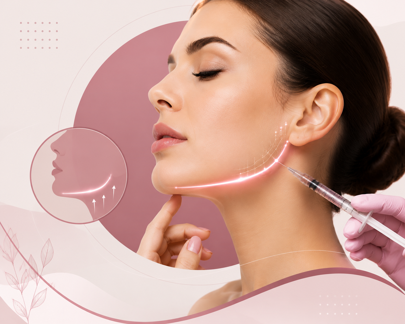 اصلاح خط فکی با فیلر هیالورونیک؛ کانتورینگ طبیعی صورت بدون جراحی