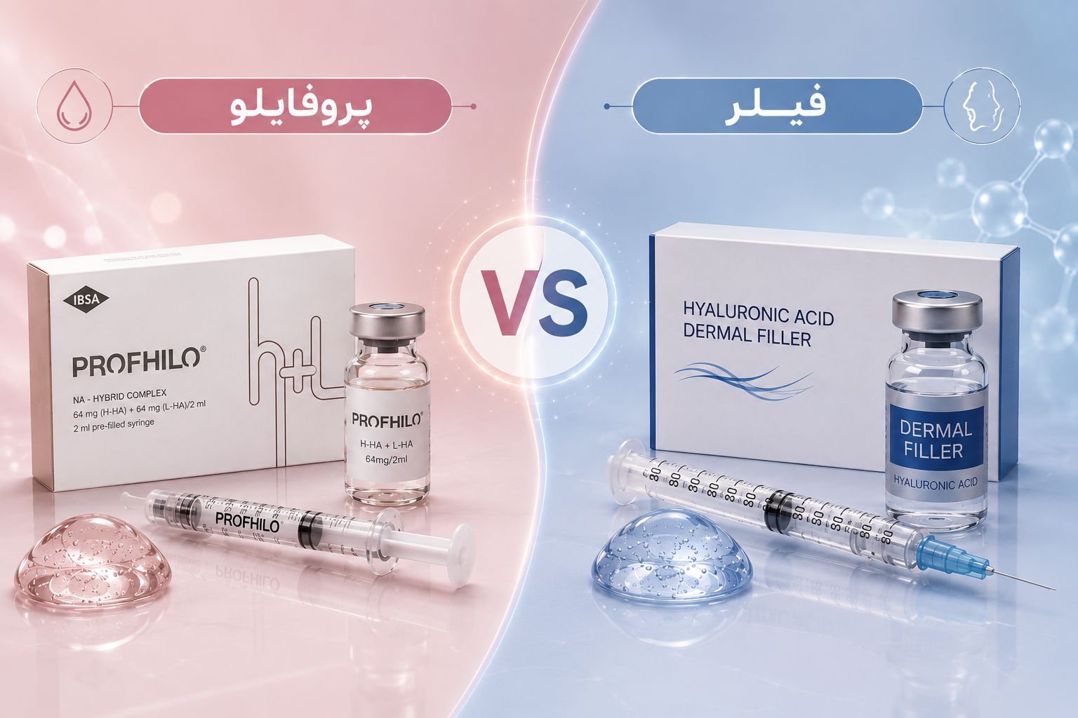 پروفایلو بهتر است یا فیلر؟ تفاوتی که قبل از تزریق باید بدانید